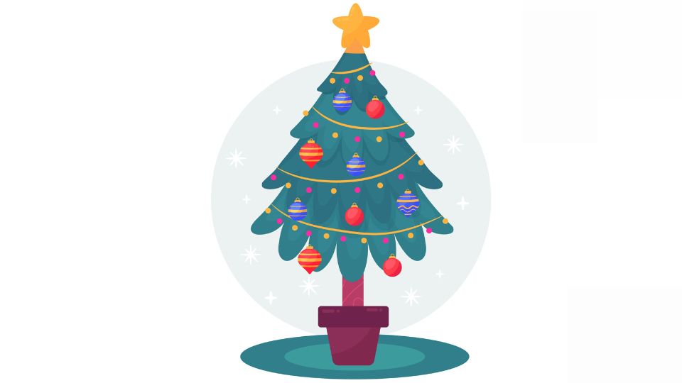 Illustration Weihnachtsbaum
