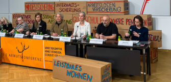 Pressekonferenz Armutskonferenz warnt vor Sparen bei Benachteiligten
