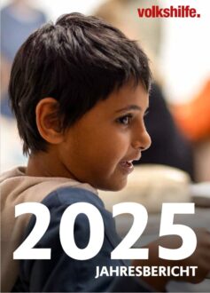 Titelseite Jahresbericht 2025 der Volkshilfe