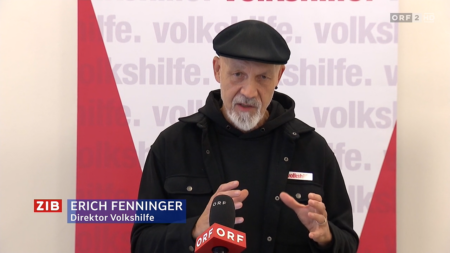 Volkshilfe-Direktor Erich Fenninger im ORF-ZIB-Interview zum Sozialbarometer Armut und zur Kindergrundsicherung.